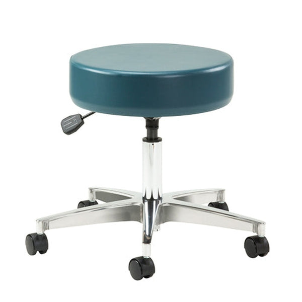 Pneumatic Stool W/o Back Aluminum Base