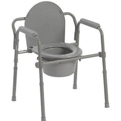 Commode  Folding Steel 3 in 1 Non retail Carton (drive)   All Care Store