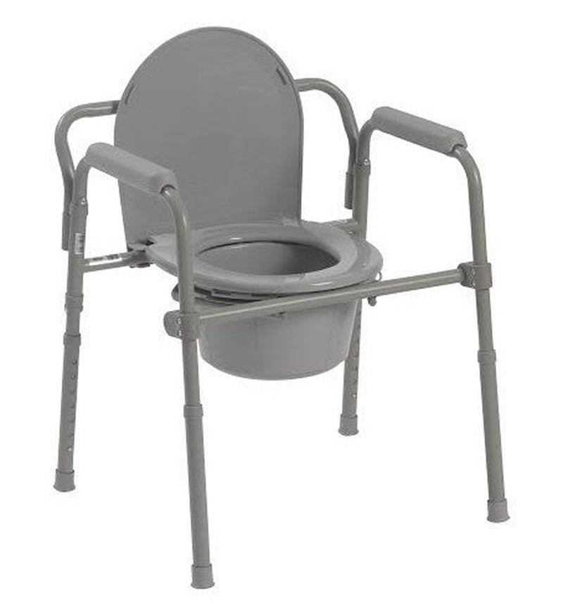Commode  Folding Steel 3 in 1 Non retail Carton (drive)   All Care Store