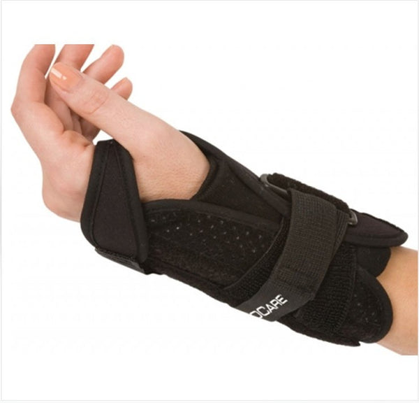 Wrist Brace ProCare Quick Fit Felt / Nylon Right Hand Black One Size Fits Most