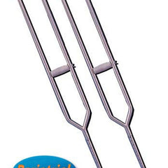 Crutches  Steel  H/d Bariatric Adult  (pair)   All Care Store