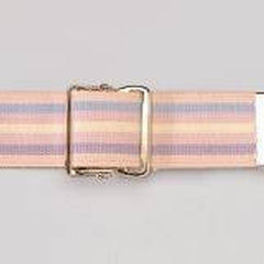 Gait Belt Posey 70 Inch Length Pastel Stripe Cotton
