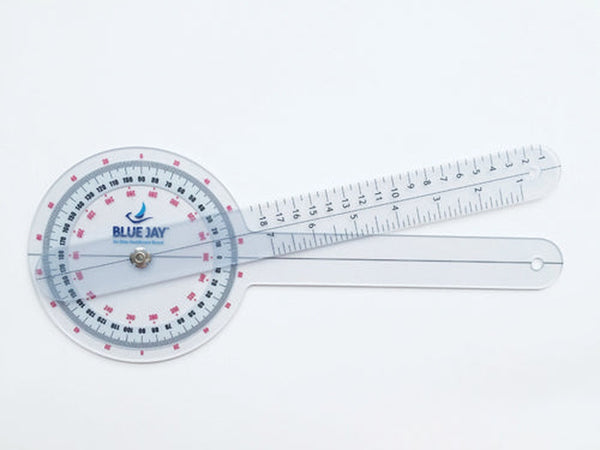 Take A Range Check Plastic 12  Goniometer 360 Deg   All Care Store