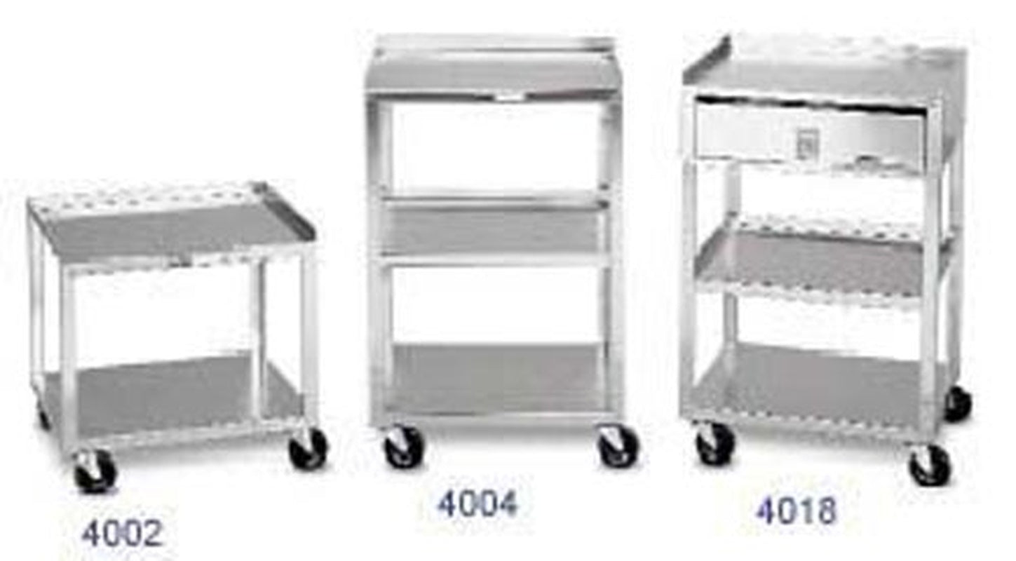 Mobile Cart- 3 Shelf Mb-t 29-1/2 Hx18-3/4 Wx16-3/4 D