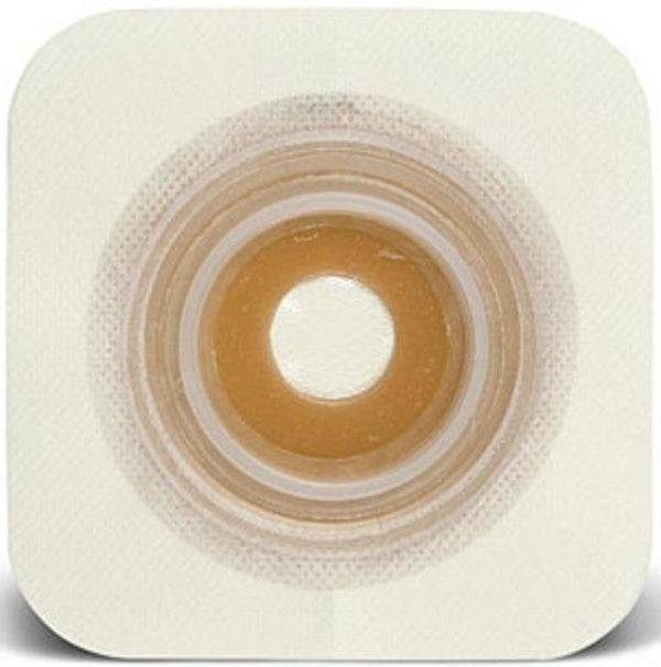Ostomy Barrier SUR FIT Natura Trim to Fit Stomahesive Adhesive 57 mm Flange Acrylic Collar 33 to 45 mm Opening
