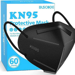 Kn95 Mask Particulate Black Respirator Disposable  Bx/60