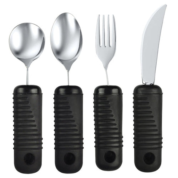 Make Eating Easier Big Grip Utensil Set  Blue Jay Brand   All Care Store