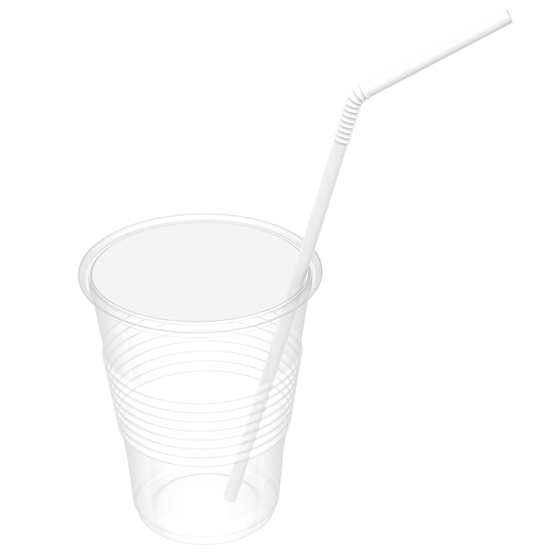 dynarex flexible plastic drinking straws