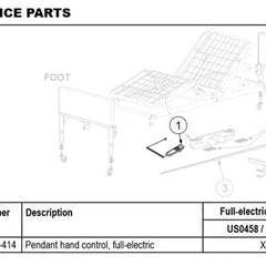 Pendant For Full Electric Bed (patriot--#1801b)