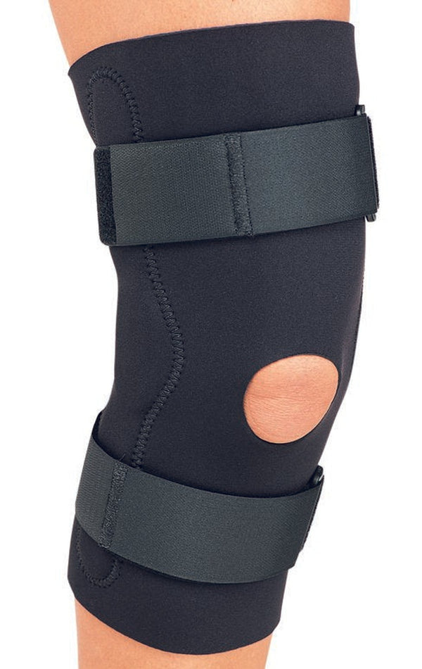 Knee Brace ProCare Large D Ring / Hook and Loop Strap Closure 20 1/2 Inch to 23 Inch Thigh Circumference Left or Right Knee