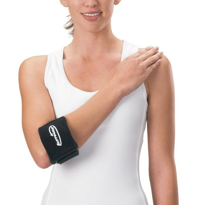 Elbow Support Surround Contact Closure Left or Right Elbow Up to 18 Inch Circumference Black