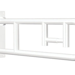 Flip-up Grab Bar  White Powder Coat  W/ Integrated Tph