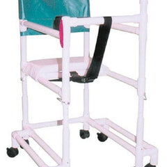 Walker Pvc W/ht Adj Arms & & Seat-tall-w/outriggers