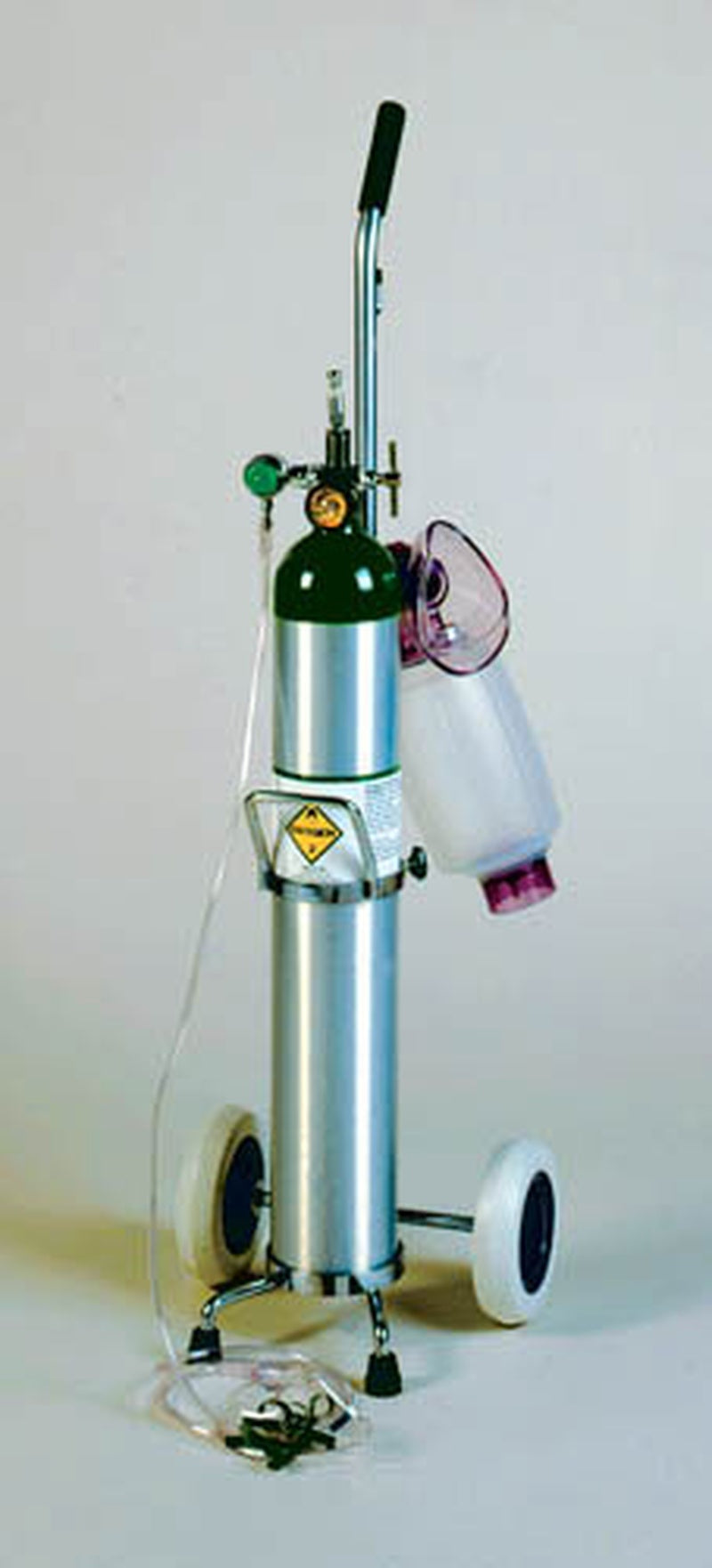 Crash Cart with E Tank & Resuscitator Bag