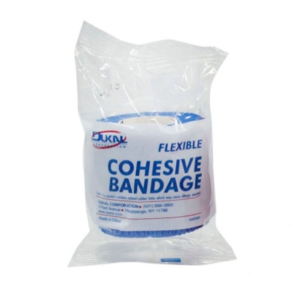Cohesive Bandage Dukal 2 Inch X 5 Yard Self-Adherent Closure Assorted Colors NonSterile Standard Compression, Packaging Type- Box