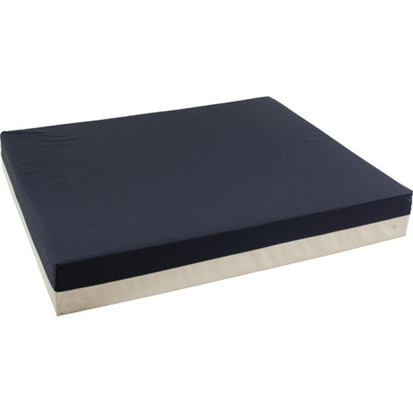 Roscoe Wheelchair Cushion Foam W/nylon Cvr  Navy/gray 16x16x3   All Care Store