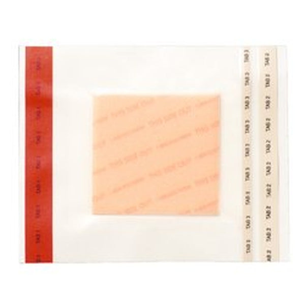 Foam Dressing PolyMem Max 5 1/4 x 5 1/4 Inch With Border Film Backing Adhesive Square Sterile
