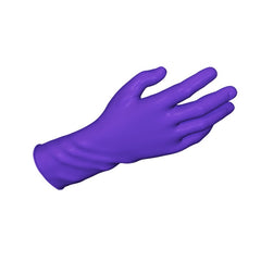 dynarex true advantage nitrile exam gloves powder free 100bx 10cs