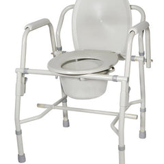 Drop Arm Commode Deluxe kd Steel   All Care Store