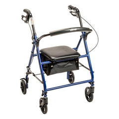 Rollator Steel Blue W/6  Whls Knocked down   All Care Store