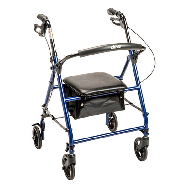 Rollator Steel Blue W/6  Whls Knocked down   All Care Store