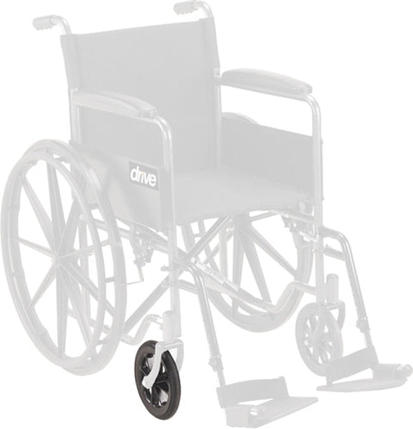 Drive Medical Caster Only For Silver Sport Wheelchair  19cm  Pvc  1ea