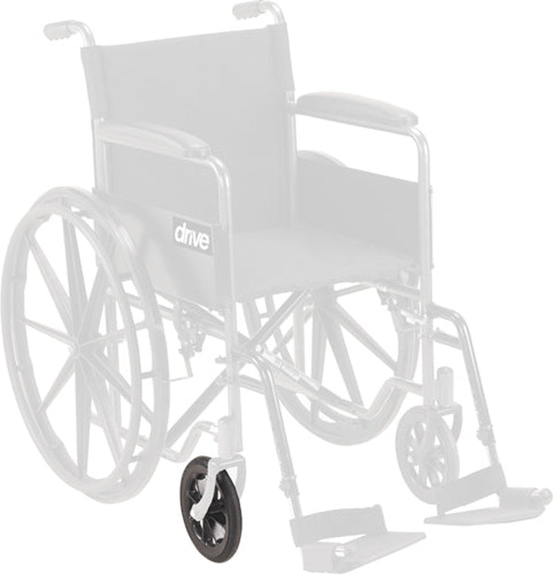 Drive Medical Caster Only For Silver Sport Wheelchair  19cm  Pvc  1ea