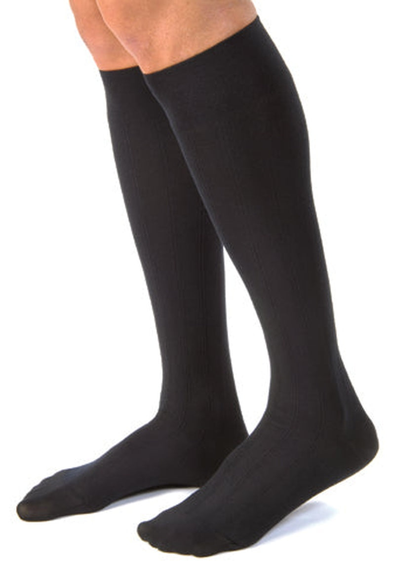 Jobst For Men Casual Medical Legwear 15 20mmhg Medium Black   All Care Store 