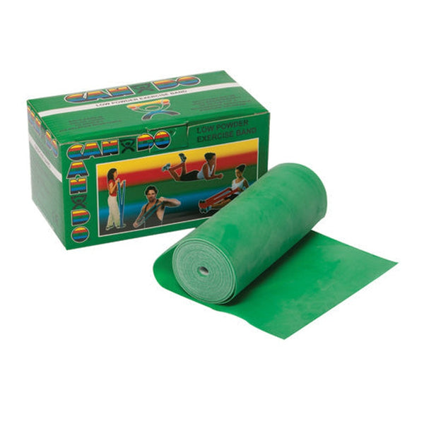 Cando Exercise Band Green Medium  6-yard Roll