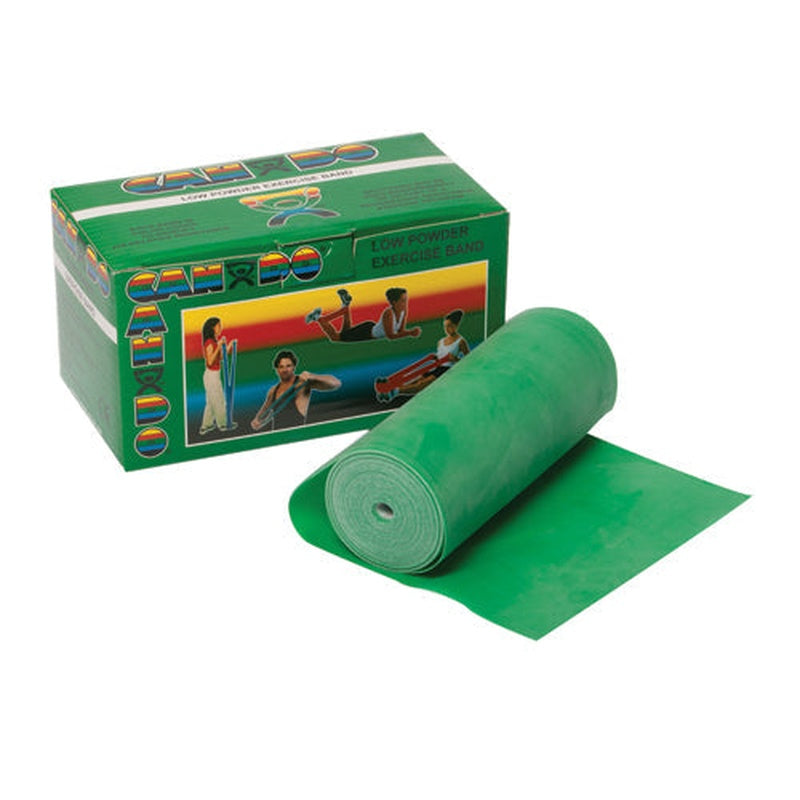 Cando Exercise Band Green Medium  6-yard Roll