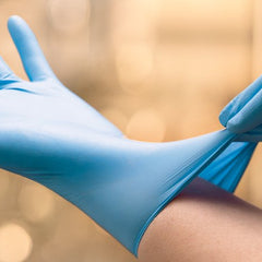 Surgical Glove ESTEEM Blue with Neu Thera Size 7 Sterile Polyisoprene Standard Cuff Length Smooth Blue Not Chemo Approved