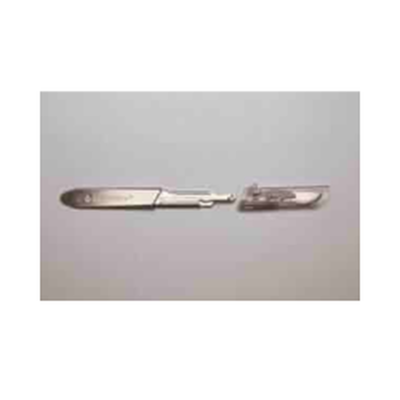 Safety Scalpel Bard Parker Conventional No. 11 Stainless Steel / Plastic Nonslip Grip Handle with Centimeter Scale Sterile Disposable