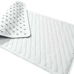 Carex Nonslip Bath Mat For Bathtubs, White