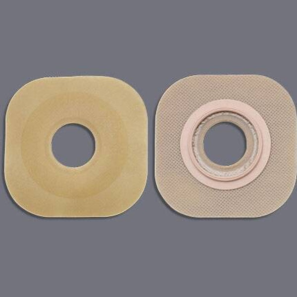 Ostomy Barrier FlexWear Precut, Standard Wear Without Tape 57 mm Flange Red Code System Hydrocolloid 1 3/8 Inch Opening