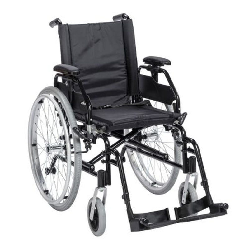 Drive Medical drive™ Lynx Wheelchair with Flip-back Padded Height Adjustable Desk Arms and Elevating Leg rest ,275 lbs Weight Capacity  ,K518FBADDAELR