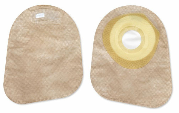 Ostomy Pouch Premier One Piece System 7 Inch Length Flat, Trim To Fit 5/8 to 2 1/8 Inch Stoma Closed End