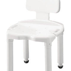Bath Bench Composite W/ Back Knocked down   carex   All Care Store