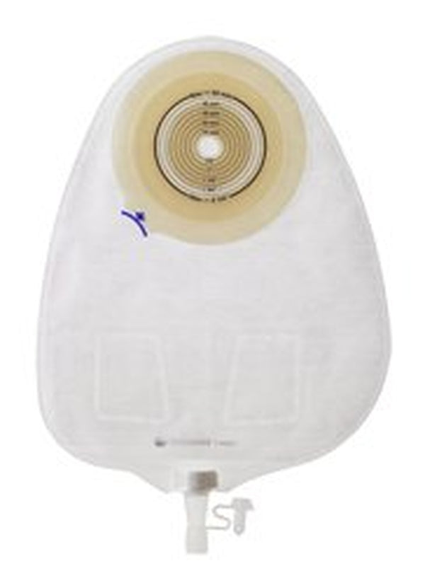 Urostomy Pouch Assura New Generation One Piece System 10 3/4 Inch Length, Maxi Convex, Trim to Fit 3/4 to 1 3/4 Inch Stoma Drainable