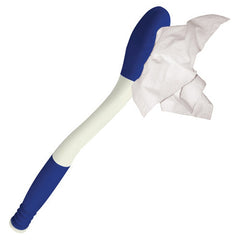 The Wiping Wand long Reach Hygienic Cleaning Aid blue Jay   All Care Store