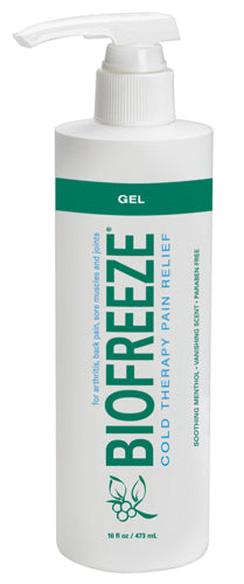 Biofreeze   16 Oz Pump Professional Version   All Care Store
