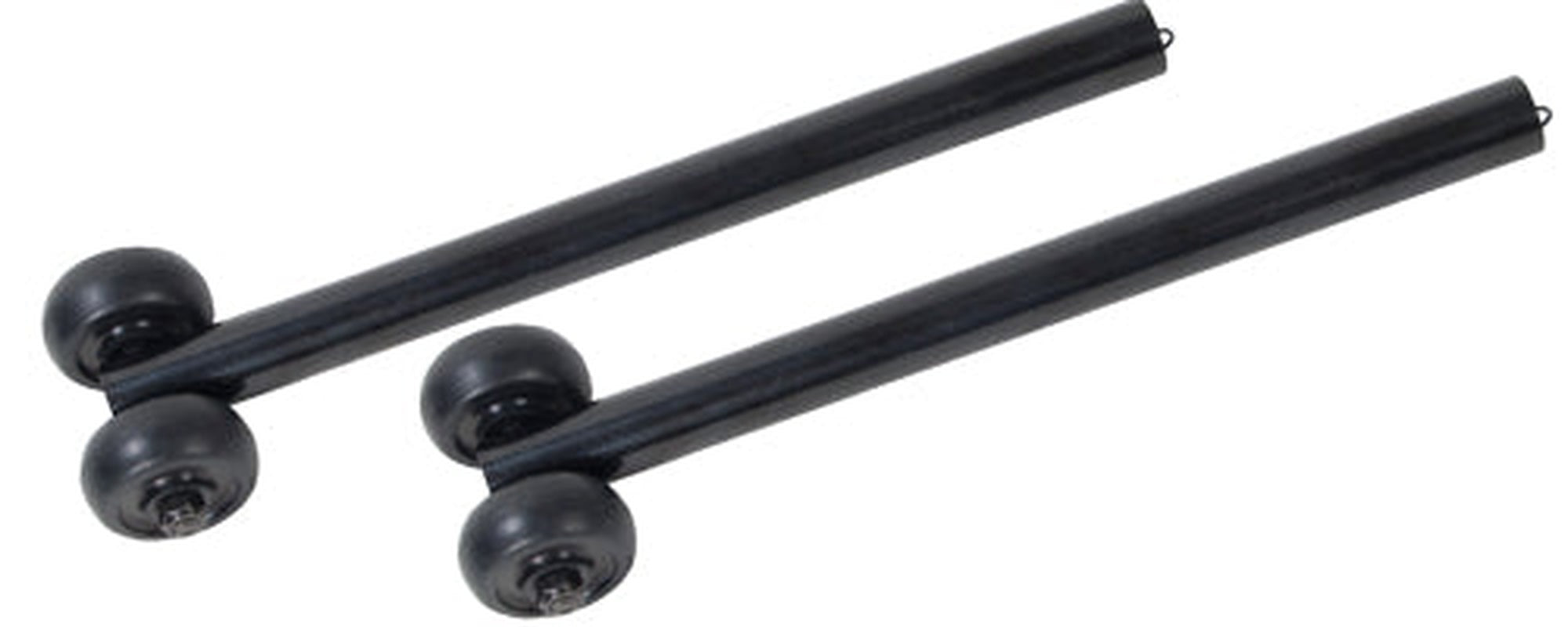 Anti tippers(pr) W/ Wheels For Drive Silver Sport 1 & 2 Black   All Care Store