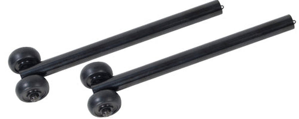 Anti tippers(pr) W/ Wheels For Drive Silver Sport 1 & 2 Black   All Care Store