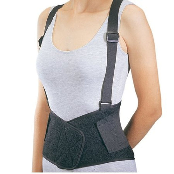 Occupational Back Support ProCare Industrial Medium Hook and Loop Closure 30 to 36 Inch Waist Circumference 8 Inch Height Adult