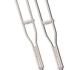 Push Button Alum Adj Crutch Tall-ptnt Hgt 5'10 -6'6 -cs/8