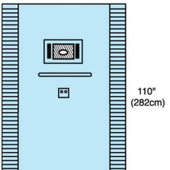 EENT Drape Ophthalmic Drape 77 W X 110 L Inch Sterile