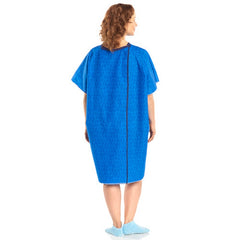 Snapwrap Gown Reusable Blue Marble Print   All Care Store