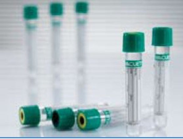 VACUETTE Venous Blood Collection Tube Lithium Heparin / Separator Gel Additive 5 mL Pull Cap Polyethylene Terephthalate (PET) Tube