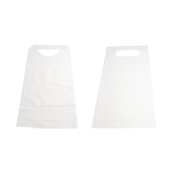 dynarex disposable adult lap bibs