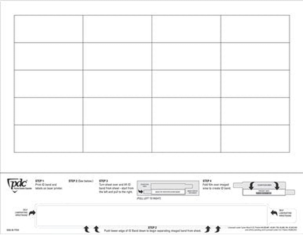 Identification Wristband with Extender DataMate