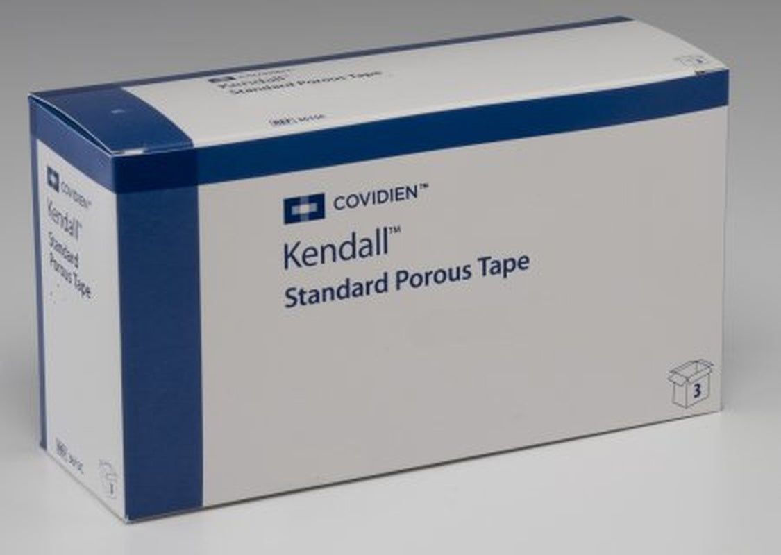 Medical Tape Kendall Standard Porous White 3 Inch X 10 Yard Cloth NonSterile